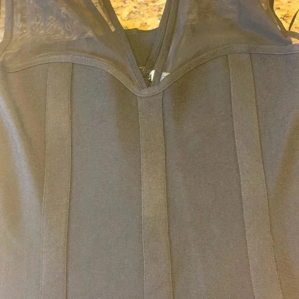 NWOT Midi Cache Medium Bandage Black Dress - Picture 7 of 7